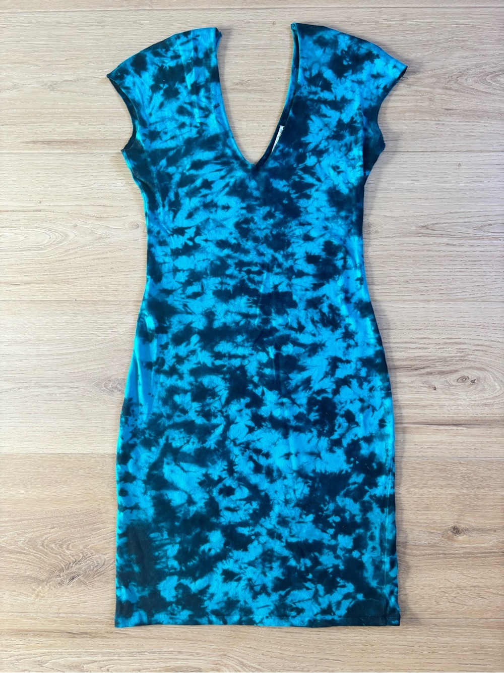 Of Earth & Salt Tie-Dye Body-Con Mini Dress Size S